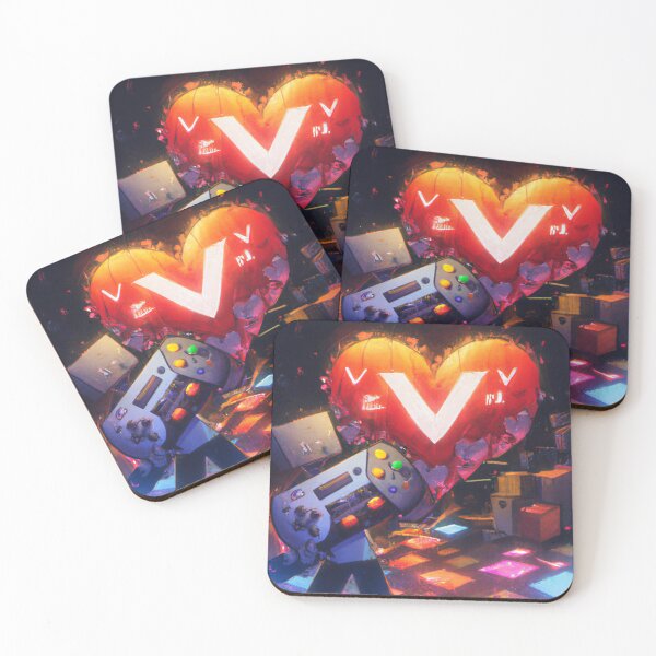 Item preview, valentines day boys kids son v is for video games gamer designed and sold by Urban Aesthetics.