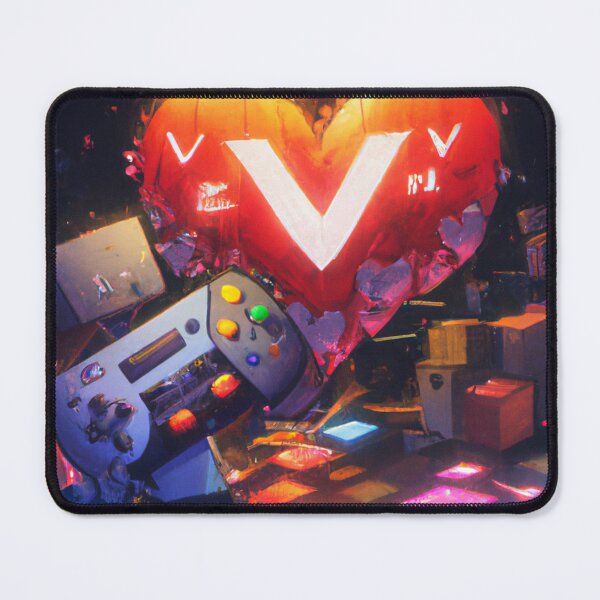 Item preview, valentines day boys kids son v is for video games gamer designed and sold by Urban Aesthetics.