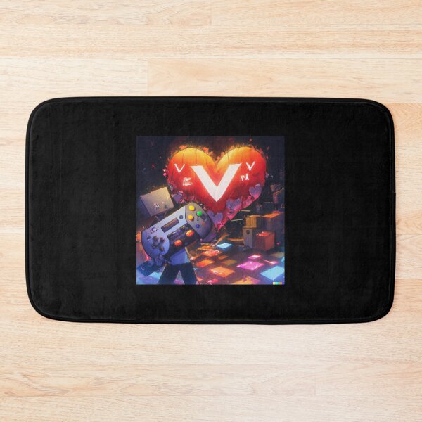 Item preview, valentines day boys kids son v is for video games gamer designed and sold by Urban Aesthetics.