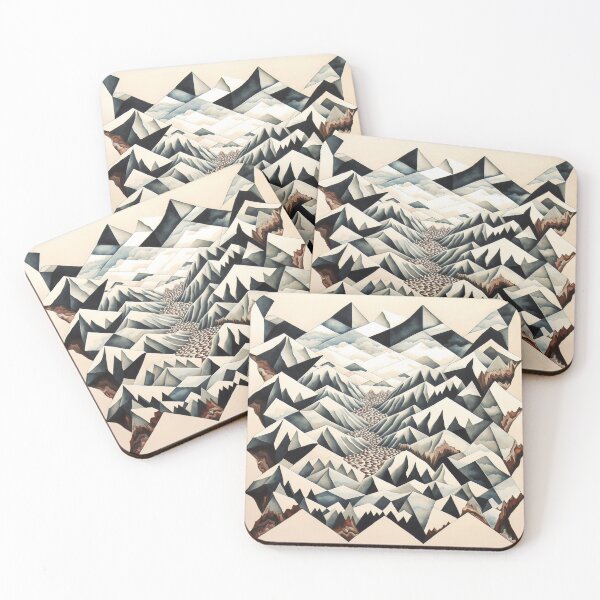 Item preview, Tessellating Mountain Pattern designed and sold by DougalWear.