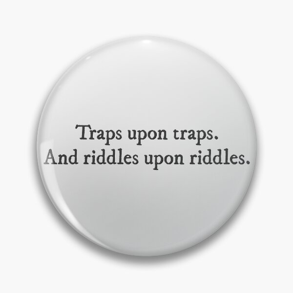 Item preview, Traps upon traps and riddles upon riddles The Inheritance Games quote designed and sold by percqbeths.