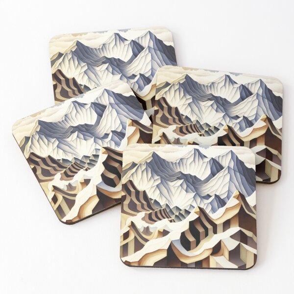 Item preview, Tessellating Mountain Pattern designed and sold by DougalWear.
