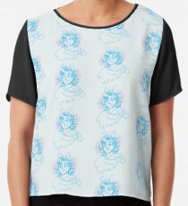 Grundlegende Hase Chiffontop