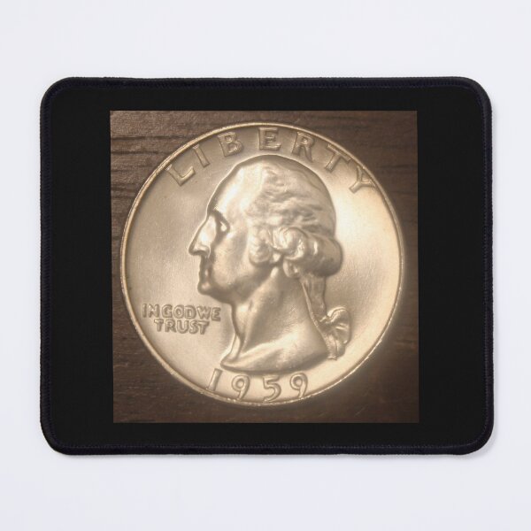 Item preview, 1959 Washington Quarter designed and sold by coinsxcrochet.