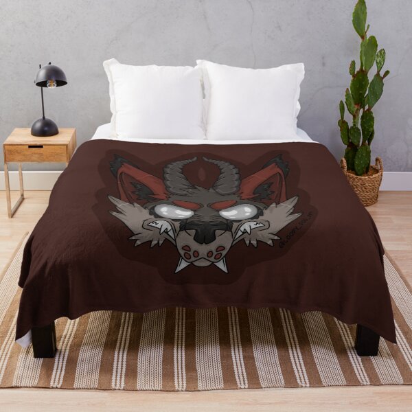 Demon Dog Throw Blanket