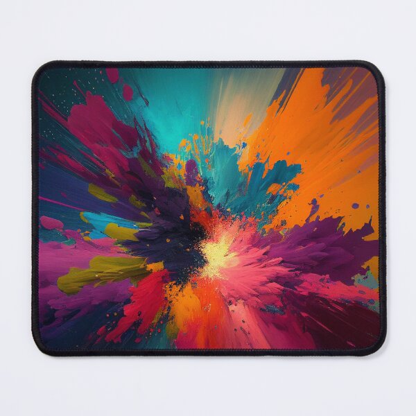 Item preview, Color explosion - Abstract oil painting - MxCaptures designed and sold by mxcaptures.