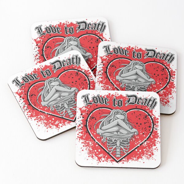 Item preview, valentine skull with heart designed and sold by amid999.