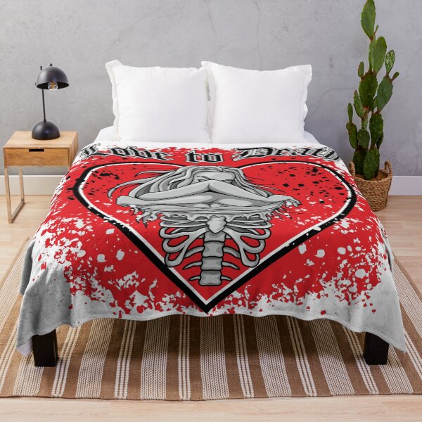 Item preview, valentine skull with heart designed and sold by amid999.