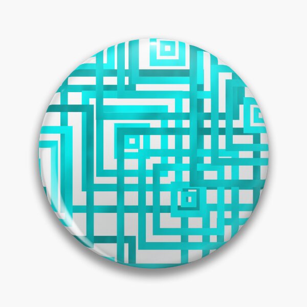 Artikelvorschau, Teal Fade Box Stacks on White Half-Drop Repeat 5748 entworfen und verkauft von Art in My Loft.