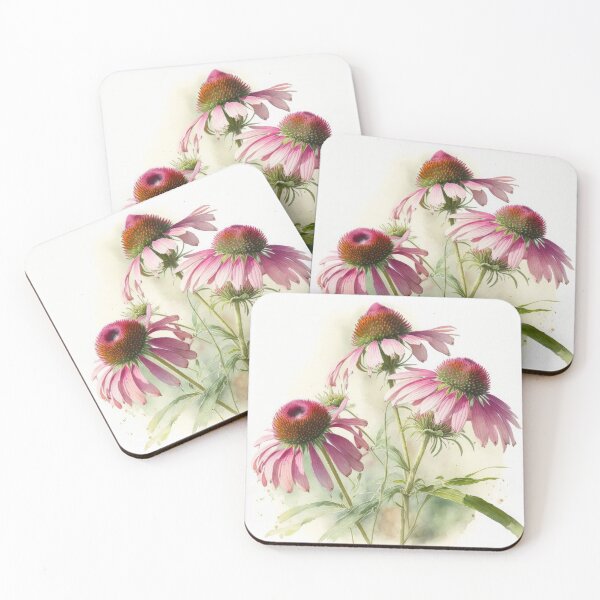 Item preview, Pink Coneflowers  designed and sold by Vanover Designs.