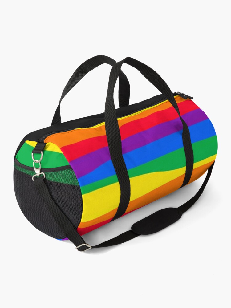 Rainbow Flag Wave Duffel Bag - On Trend Shirts – On Trend Shirts