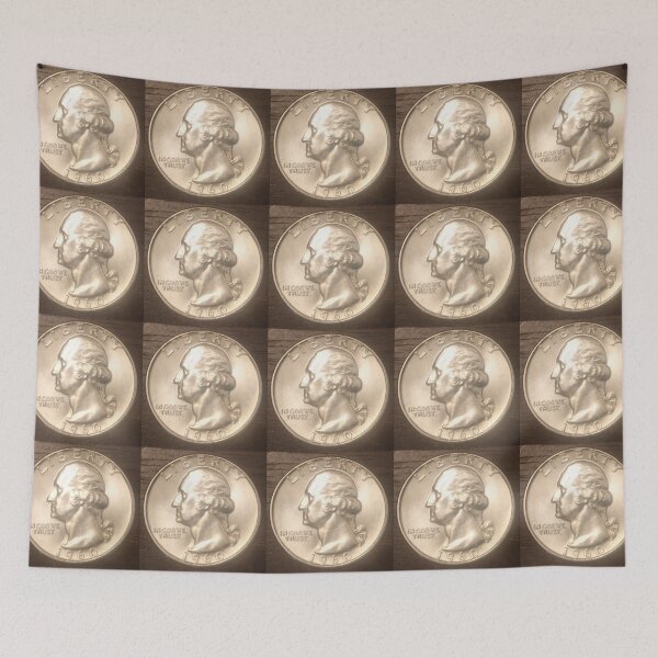 Item preview, 1960 Washington Quarter designed and sold by coinsxcrochet.