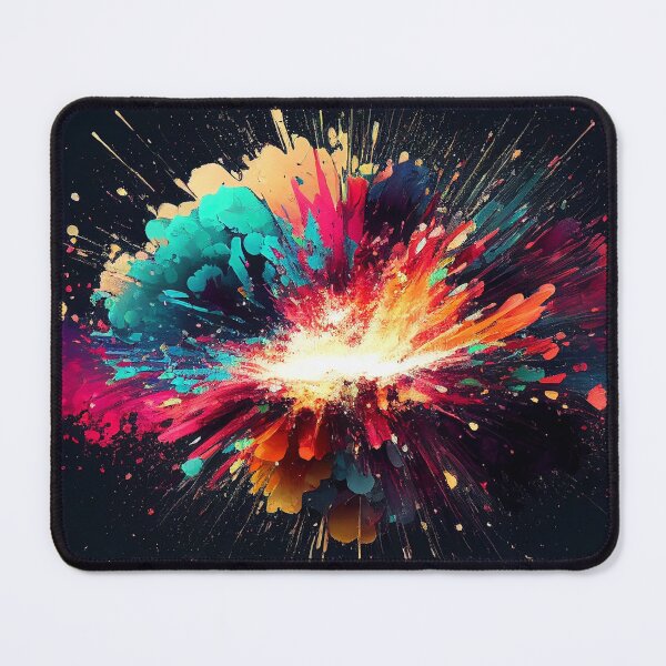 Item preview, Color explosion - Abstract oil painting - MxCaptures designed and sold by mxcaptures.