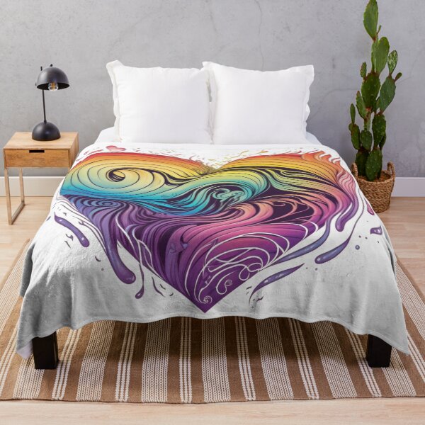 Item preview, Rainbow Heart designed and sold by TheJadeCat.