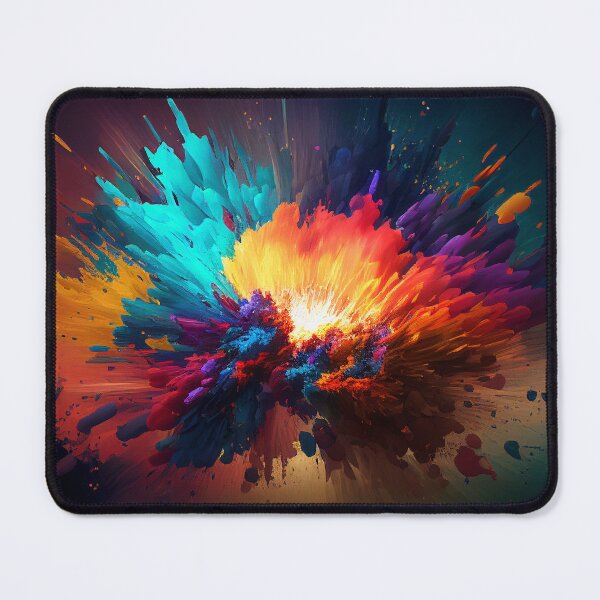 Item preview, Color explosion - Abstract oil painting - MxCaptures designed and sold by mxcaptures.