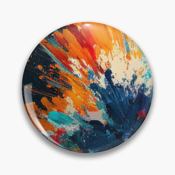 Item preview, Color explosion - Abstract oil painting - MxCaptures designed and sold by mxcaptures.