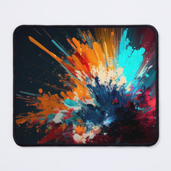 Item preview, Color explosion - Abstract oil painting - MxCaptures designed and sold by mxcaptures.