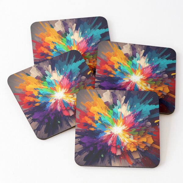 Item preview, Color explosion - Abstract oil painting - MxCaptures designed and sold by mxcaptures.
