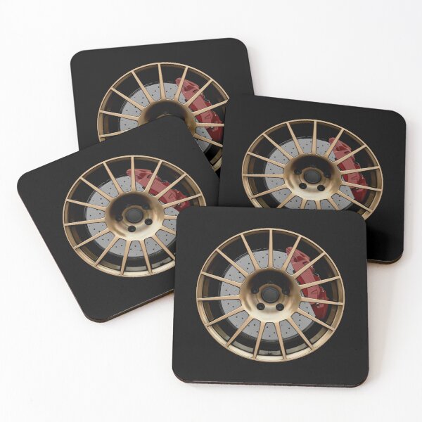 Item preview, Bronze JDM multi spoke wheel with red caliper designed and sold by ApexFibers.