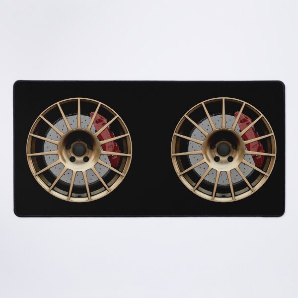 Item preview, Bronze JDM multi spoke wheel with red caliper designed and sold by ApexFibers.