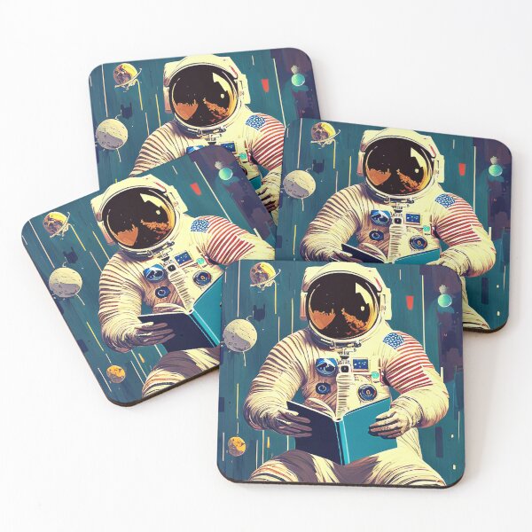 Item preview, Astronaut Reading a Book designed and sold by Blok45.