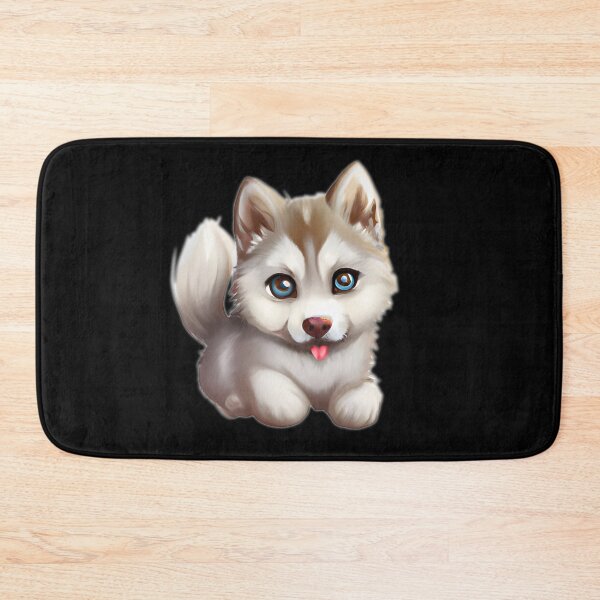 Item preview, Cute husky, cartoon drawing, Ai Generated Art  designed and sold by ACC .