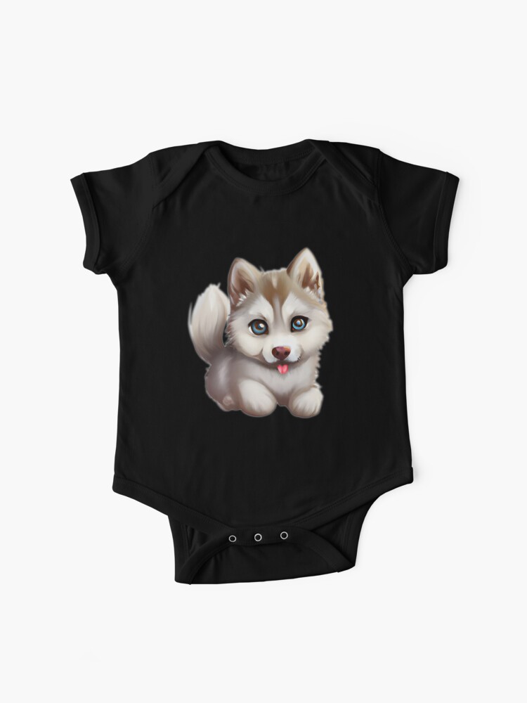 Yogalicious Cute Cartoon Husky Dog - Serene Yoga' Men's Hoodie