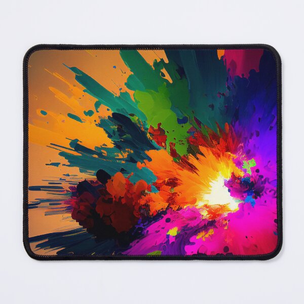 Item preview, Color explosion - Abstract oil painting - MxCaptures designed and sold by mxcaptures.