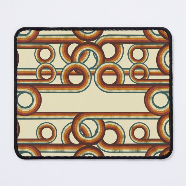 Item preview, retro circles, 70s pattern designed and sold by AvotArt.