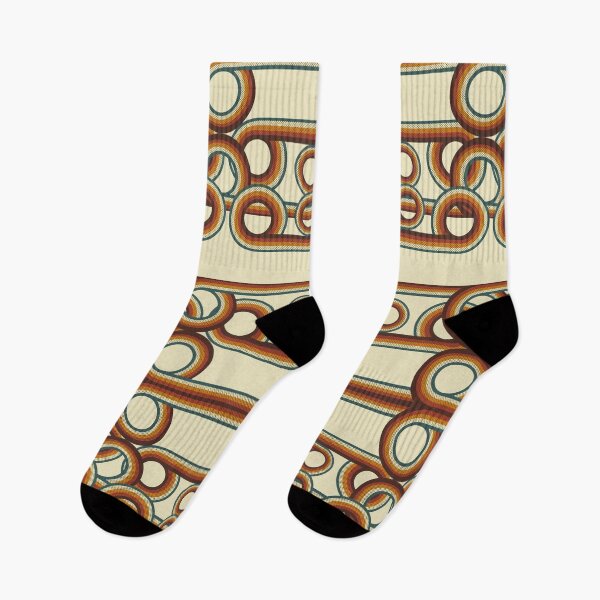 Item preview, retro circles, 70s pattern designed and sold by AvotArt.