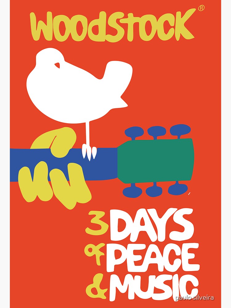 Woodstock Festival Woodstock 1969 Poster Woodstock 1969