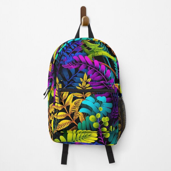 Item preview, Colourful bold tropical fern pattern designed and sold by Christolamber.