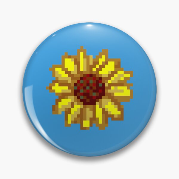 Item preview, Sunflower Pixel Art designed and sold by just4pixels.