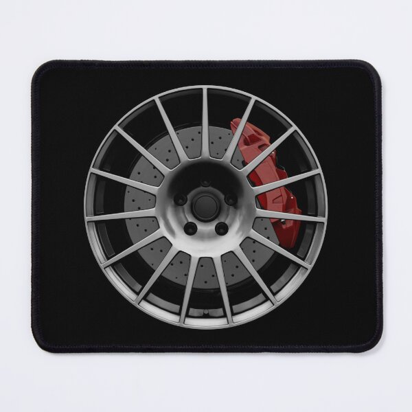 Item preview, Silver JDM multi spoke wheel with red caliper designed and sold by ApexFibers.