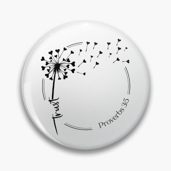 Item preview, Christian Dandelion design - trust - Proverbs 3:5 designed and sold by simplydesignart.