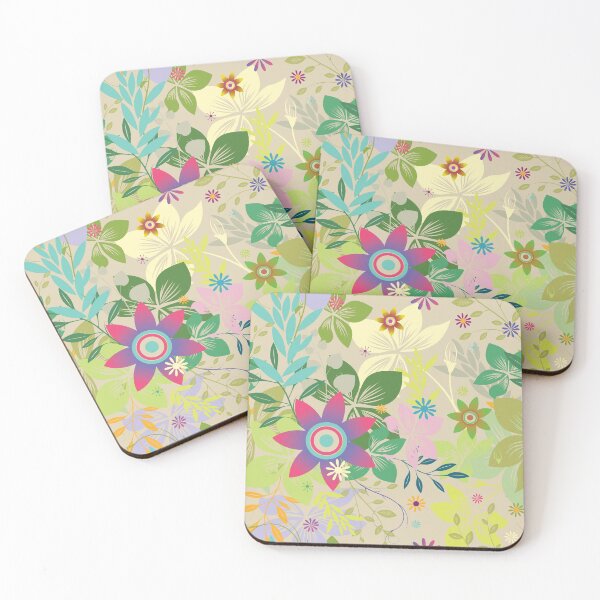 Item preview, In-A-Gadda-Da-Vida 70s Flower Power designed and sold by Pink Pineapple Works.