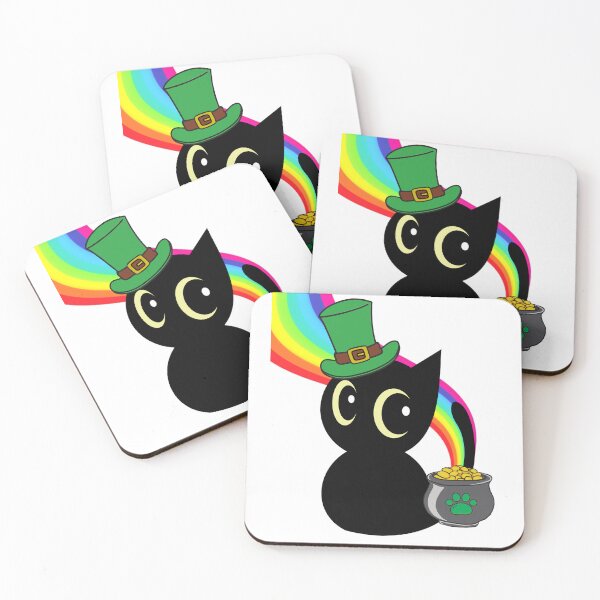 Item preview, Leprechaun Black Cat designed and sold by Pet Station.