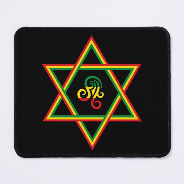 Item preview, Rasta Lion Of Judah Star Of David Leo Zodiac designed and sold by designandclouds.