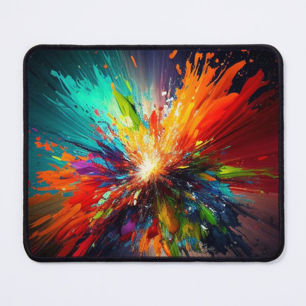 Item preview, Color explosion - Abstract oil painting - MxCaptures designed and sold by mxcaptures.