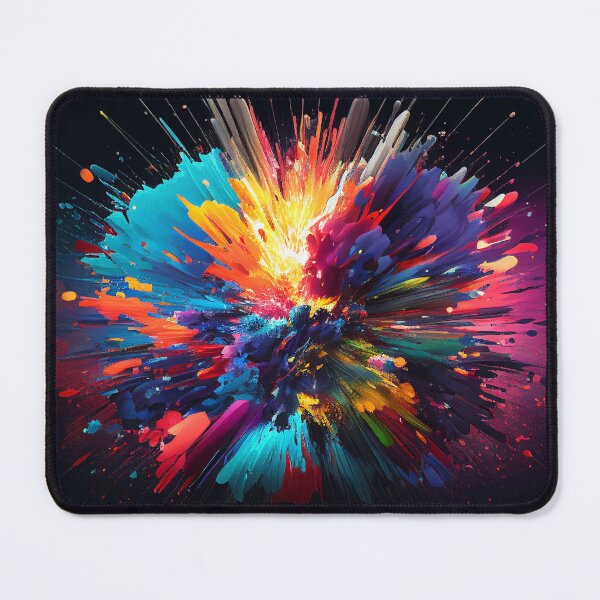 Item preview, Color explosion - Abstract oil painting - MxCaptures designed and sold by mxcaptures.