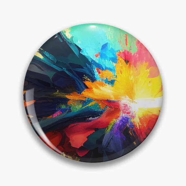 Item preview, Color explosion - Abstract oil painting - MxCaptures designed and sold by mxcaptures.