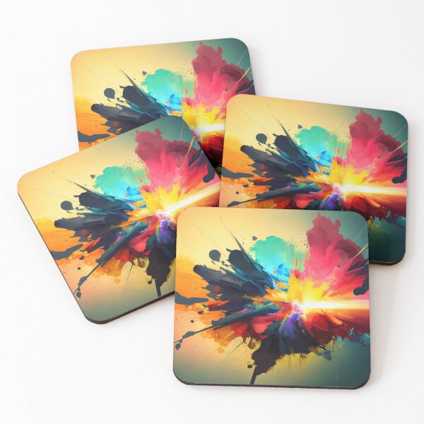 Item preview, Color explosion - Abstract oil painting - MxCaptures designed and sold by mxcaptures.