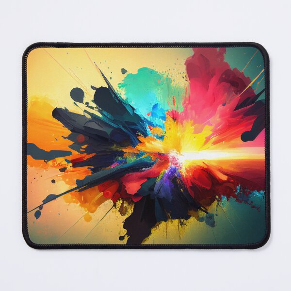 Item preview, Color explosion - Abstract oil painting - MxCaptures designed and sold by mxcaptures.