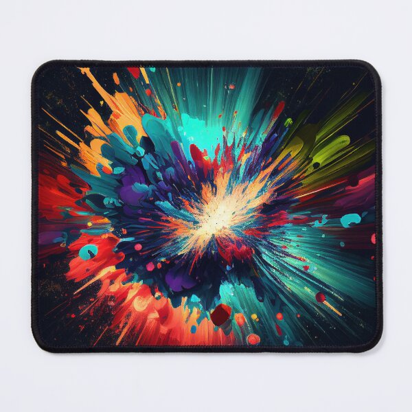 Item preview, Color explosion - Abstract oil painting - MxCaptures designed and sold by mxcaptures.