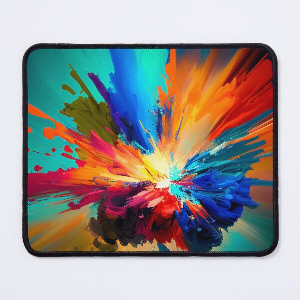 Item preview, Color explosion - Abstract oil painting - MxCaptures designed and sold by mxcaptures.