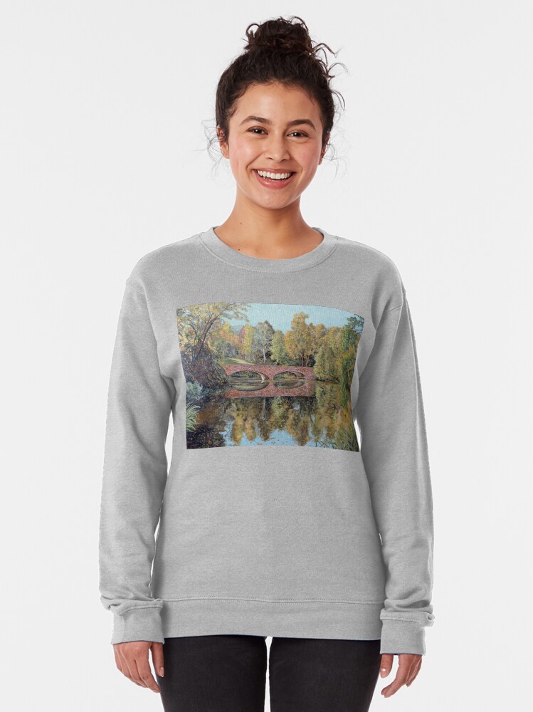 Alternate view of Varsity Lake Bridge - Late Afternoon Pullover Sweatshirt