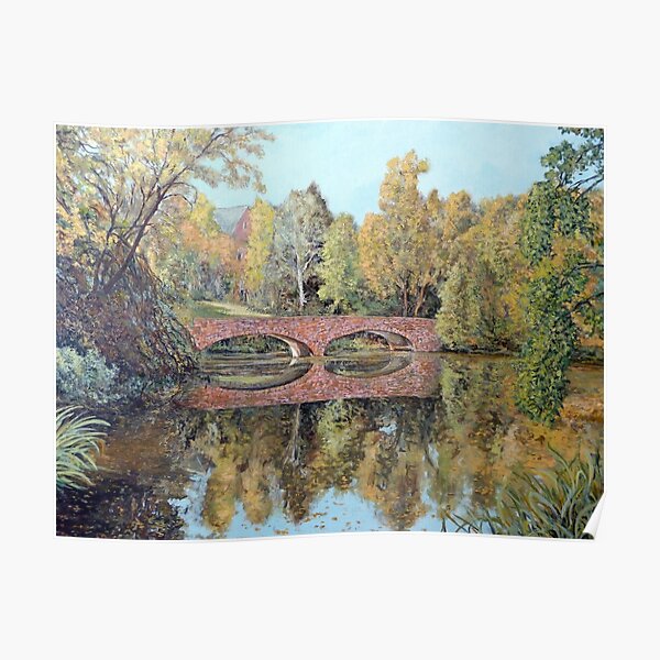 Varsity Lake Bridge - Late Afternoon Poster