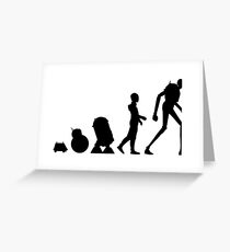 Droid Evolution Greeting Card