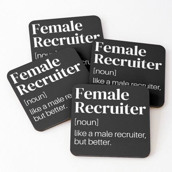 Item preview, Funny Recruiter Definition Female Recruiter designed and sold by Recruiter-Love.