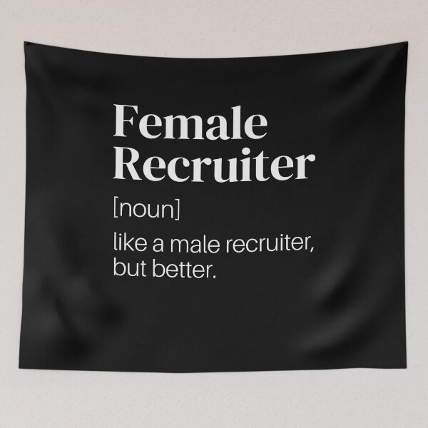 Item preview, Funny Recruiter Definition Female Recruiter designed and sold by Recruiter-Love.